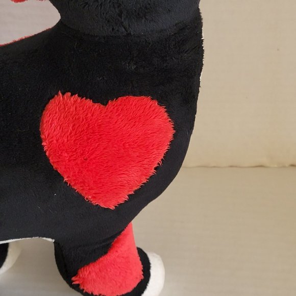 2001 Whimsiclay Art Plush by Amy Lacombe Red Heart Love Feline Cat Kitty 14" - Picture 9 of 14